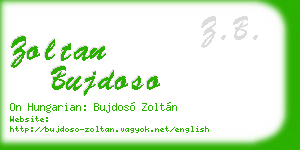 zoltan bujdoso business card